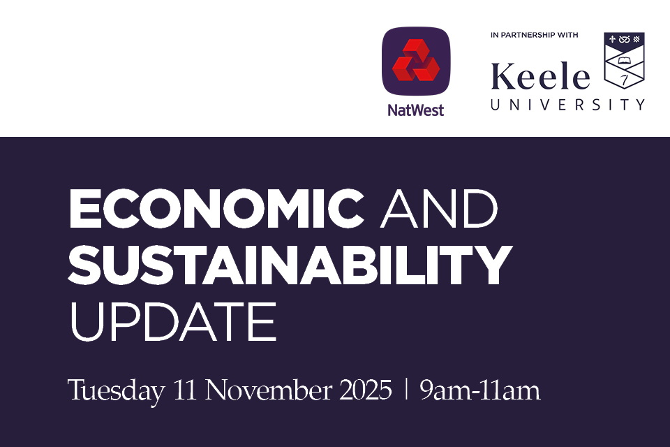 Economic and Sustainability Update.  Tuesday 11 November 2025.  9am-11am.